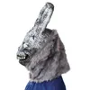 동물 만화 토끼 마스크 Donnie Darko Frank The Bunny Costume Cosplay Halloween Party Maks Supplies T220727