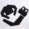 2st/3st Yoga Outfits Woman Seamless Yoga Suits Workout Set Fitenss Wear Running Leggings Training Clothoes Crop Top Sport Bh Sportwear Sports Apparel
