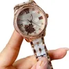 Fashion Mechanical damskie zegarek 35 mm 82S0 Mother of Pearl Dila Sapphire Glass Mirror Deep Wat Wat Opór 316 Zegarze ceramiczna ze stali nierdzewnej 2022
