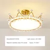 Modern Crystal LED Chandelier Lamp For Bedroom Living Room Roof Indoor Home Decoration Gold Bright Ceiling Lamp Lighting Fixture