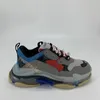 Triple S Clear Sole Casual Shoes Chunky Men Kvinnor Sneaker Gray Rainbow Turquoise Light Tan Beige Gray Fluo Höjd Öka Vintage Mens Chaussures