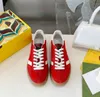 2022 Designer -Sneaker Männer Gummi -Schuh Gazelle Sneaker gedruckt Alphabet Freizeitschuhe Luxus Mode Leder Trainer Sticker