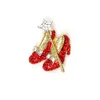 10 Pcs/Lot Custom Brooches Red Crystal Rhinestone High-Heeled Wizard Of Oz Shoes Brooch Pins For Gift Decoration