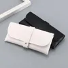 Retro Simple Glasses Bag Soft Leather Case Ins Girl Portable Sun Sunglass Storage Bags Anti-pressure