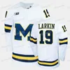 Ceomitness Michigan Wolverines Hockey Jersey Owen Power Nick Pastujov Griffin Luce Garrett Van Wyhe Jack Becker Nick Blankenburg Eric Ciccolini Luke