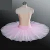 Stage Wear Professional Platter Tutu Black White Red Ballet Dance Costume For Women Adult Kirt med underkläder241m