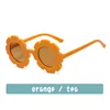 Nouveau soleil fleur ronde mignon enfants lunettes de soleil mode garçon filles enfant en bas âge belle bébé lunettes de soleil pour enfants