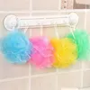 Sublimazione Bolle di corpo morbide Spugna Palla da bagno Scrubber in nylon Luffa Rete a rete Palline Spugne per pulizia Fiore da bagno multicolore Forniture per il bagno