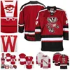 C26 NIK1 2020NCAA Wisconsin Badgers College Hockey Jersey Haft Hafty Dostosuj dowolny numer i nazwy koszulki