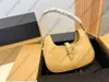 Bolsa tiracolo de couro brilhante - Moda Hobo Tote com fecho magnético de fivela dourada para uso diário feminino