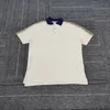 夏の最新のクラシックブランドファッションデザイナーポロ Tシャツ米国サイズ Tシャツ高品質綿素材刺繍デザインメンズ高級ラペル半袖 tシャツ