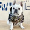 Camouflage Chien Imperméable Pet Dog Vêtements pour Grands Chiens Bull Terrier Vêtements Bouledogue Français Veste Imperméable Carlin Costume A36 201102