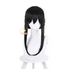 Anime spion x Familie Yor Forder Cosplay Cosplay Play Wig Jurk Suit Black Red Rok Set Briar Earring Lange haar Vrouwen Deservatfeest A220812