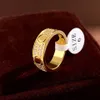 Anello d'amore Vite Uomo Anelli a fascia Donna 3 diamanti 2022 Acciaio inossidabile placcato oro 18 carati Gioielli di fidanzamento con diamanti Gioielli da sposa con sacchetti per gioielli all'ingrosso