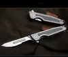 New Artwork Carving Knife 440C Satin Blade TC4 Titanium Alloy+Carbon Fiber Handle EDC Pocket Folding Knives Keychain knifes K1607