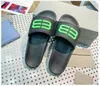 BB95 Slippers Mens Fomens Slider Slider Slides Сандалики резиновые и дизайнерские меховые пластые подошва тапочка парижская бассейн Слэк Слайд Слайдеры с логотипом светящимися туфлями 34-45