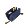 1 PC Solid Cosmetic Bag Korean Style Women Makeup Pouch Toiletry Waterproof Organizer Case Drop246p1257581
