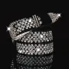 Riemen Volledige Diamond Taille Riem Jeans met naald Gesp Veelzijdige Mode Koe Rhinestone Rok Dames