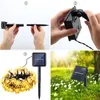 Strängar Solar LED String Holiday Lighting Decoration Christmas Wedding Party Fairy inomhus utomhus Street vardagsrum Garden Lotus blommande