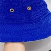 Diseñadores sombrero con forma de cubo moda mujer hombre visera sombreros Color sólido letra transpirable gorra boina sombrero de diseñador de alta calidad