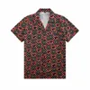 Shirts 2022 summer new men's loose long short sleeved flower Hawaii beach fashion Casual Shirts medusa men