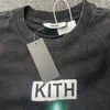 Camiseta kith 2022ss, camisetas extragrandes de Kith, camisetas lavadas con estampado de personajes Anakin Leia Luke