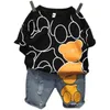 2022 New Boys Summer Clothing Детская футболка с коротки