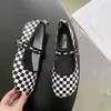 Slipper Bailamo Women Flat Brand Designer Elegant Pearl Butterfly Button Black White Mary Janse Shoe Woman Slip On 220622