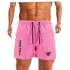 Yaz Bermuda Seaside Erkekler Hızlı kurutma Kısa Pantolonlar Mens Surf Plaj Meyes Astar Su Yüzme Şortları 220627