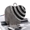 Sacs de soirée Strass en forme de coeur sac à main diamants femme sacs de soirée chaîne épaule sac à main jour embrayages sacs de nuit fête mariage X802h 220325