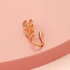 16 Styles Small Copper Fake Nose Rings For Women Non Piercing Gold Plated Clip On Nose Cuff Stud Girls Fashion Party Jewelry