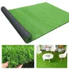 Couronnes de fleurs décoratives 100-200 cm d'épaisseur tapis de pelouse artificielle faux gazon sol artisanat paysage décor herbe jardin tapis bricolage Pad Outdo