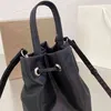 Canvas Small Bucket Women Designer Crossbody Bags Luxury Handbag Shoulder Lucky-bag Leather Female Purses 220413