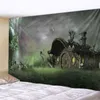 Simsant Forest Fairy Tale Tobestry psychodeliczny Nature Art Wall wiszący dywaniki