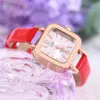 New Style Vintage Women Wather Casual Square Square Ladi Wrist Watch Watch Slim Leather Band التناظرية الكوارتز مشاهدة الإناث Clockao5u