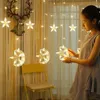 Parti Dekorasyon Eid Mübarek Led Garland Lights String Moom Star Ramazan Ev İslam Müslüman Malzemeleri Al Adha Giftsparty