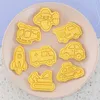 car cookie transportation cutter cloud with biscuit Confectionery fondant pastry cake tools Mold for baking kitchen accessories 220601