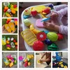 Barn lekhus leksakskurna frukt plastgrönsaker kök baby spel barn låtsas playset eonal spädbarn leksaker 220629