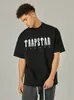 Trapstar London nadrukowane litery męskie koszulki oddychająca obszerna koszulka z krótkim rękawem luźna koszulka odzież miękka bawełniana moda uliczna 220702