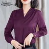 womens tops and blouses Chiffon blouse shirt long sleeve women shirts fashion spring plus size office blouse women 1779 50 201202