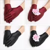 Cinque guanti guanti pois di moda donne donne spandex elastico elastico sottile etichetta solare primaverile corta