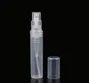 2/3/4/5ml Mini Refillable Bottle Empty Clear Plastic Fine Mist Spray Containers for Cleaner Alcohol