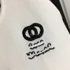 2022年の女性サマーニットティーデザイナートップレター刺繍入りの女性カジュアルミラノ滑走路デザイナータンククロップトップTシャツ服ハイエンドプルオーバーキャミソール