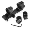 Tactical Accessories One Piece Scope Mount 25.4mm 30mm Dual Rings Hunting Accessories 20mm Picatinny Rail