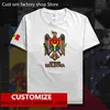 Молдова Молдаван MDA MD Бесплатный заказ вентиляторов Джерси DIY Название номер 100 хлопковые футболки мужчины женщины свободные футболка 220620