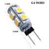 Yeni 10 adet G4 LED 12V 5050 9SMD 13SMD 9 13 SMD Araba temizleme ışıkları için Işık Kapalı Aydınlatma Lambası Okuma Sıcak Beyaz Mısır Ampul 12V