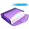 A4 Plastfil plånbok kuvert expanderar filer Mapp Dokument Organizer Pocket Waterproof Accordion File Pouch Office Storage