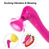 Suger vibrator sexiga leksaker för kvinnor klitoris sucker g spot clitoris stimulator penis dildo vibrerande erotiska varor vuxna par