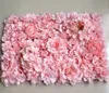 40x60cm de luxo de seda painéis de flores artificiais decoração de parede de flor branca cenário floral para decoração de casamento de festa painel de grama llfa
