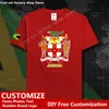 Jamaika T Shirt DIY Ücretsiz Özel Jersey hayranları DIY isim numarası T Nation Flag JM Jamaican Pamuk T 220616